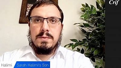 Yonatan Halimi, Sarah Halimi's son. Credit: Courtesy.