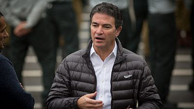 Mossad chief Yossi Cohen attends a ceremony for the appointment of the new chief of Intelligence, at Glilot military base near Tel Aviv, on March 28, 2018. Photo by Miriam Alster/Flash90.