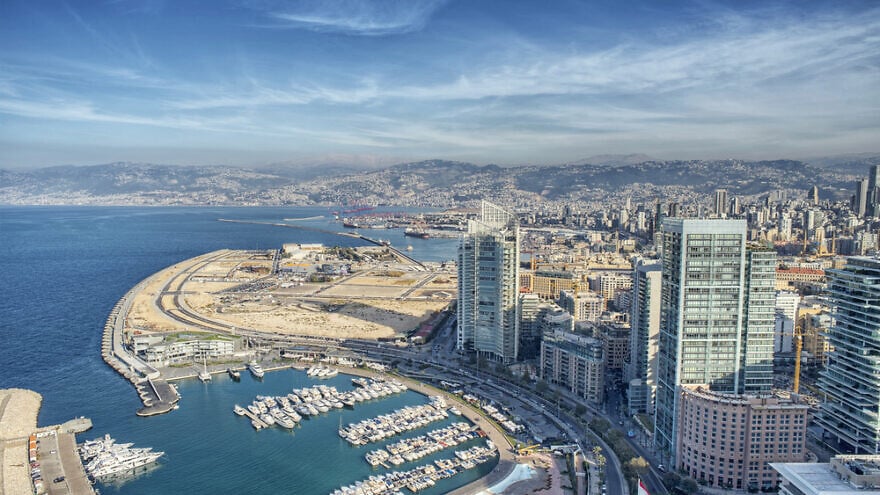 Aerial view of Beirut. Credit: Diplomedia/Shutterstock.
