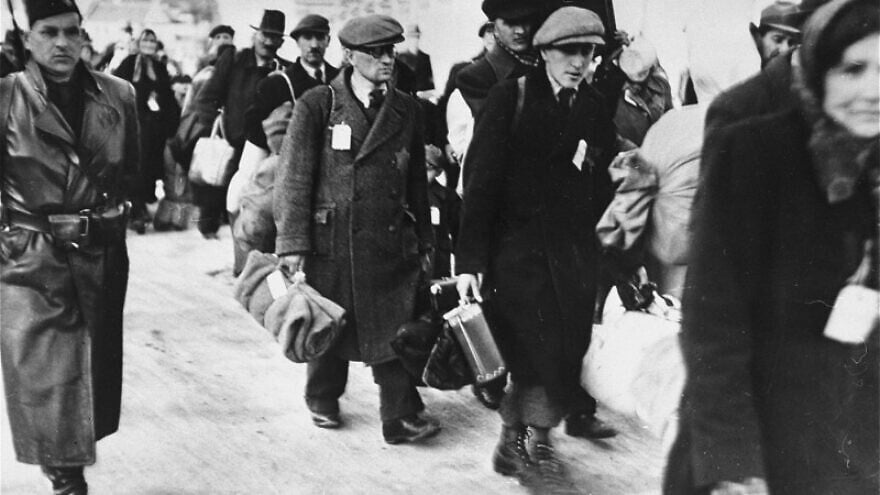 Jews being deported to their deaths by the Slovakian government after it signed an agreement with Germany in March 1942. Credit: United States Holocaust Memorial Museum.