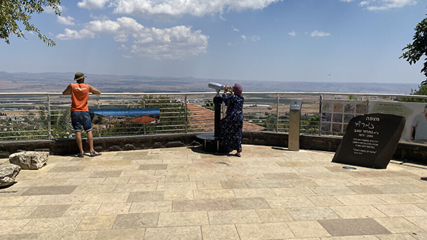 The Nimrod lookout at Rosh Pina. Credit: Courtesy.