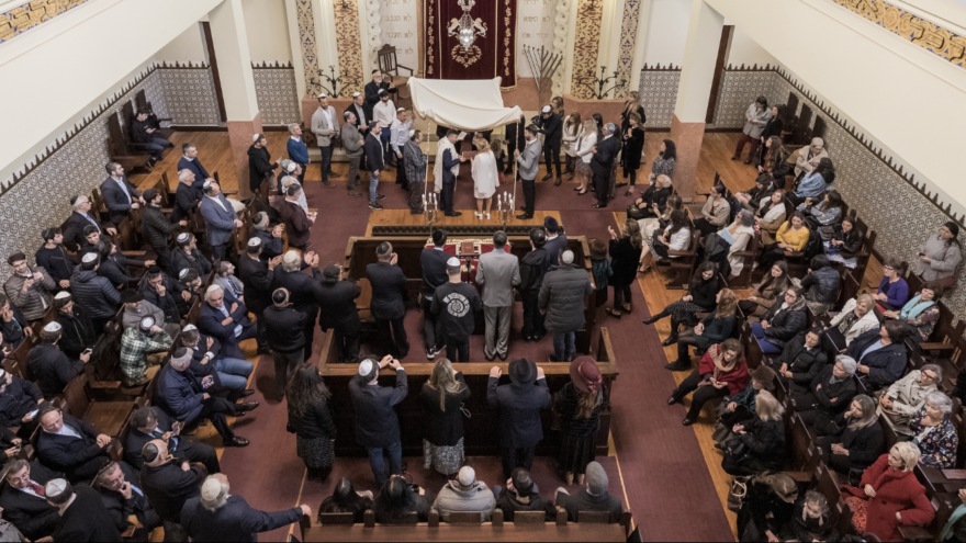 The Kadoorie Mekor Haim Synagogue in Porto. Credit: Courtesy of CIP/CJP.