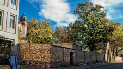 The synagogue in Halle, Germany, on Oct. 22, 2019. Credit: ArTono/Shutterstock.