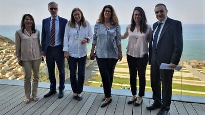 Experts from the European Union, Egypt, Germany, Israel, Jordan, the United Arab Emirates and Morocco in the second part of “Regional Climate Innovation Roundtables,” focusing on food security amid desertification in the Middle East, Nov. 16, 2021. Credit: Courtesy.