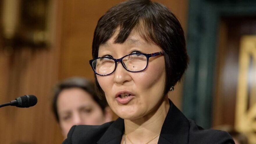 Saule Omarova, Sept. 18, 2018.
Credit: Senate Banking Committee via Wikimedia Commons.