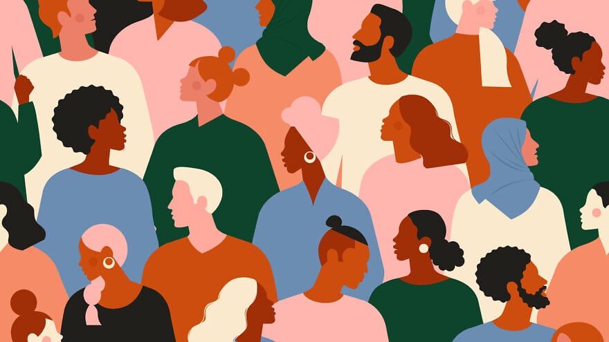 An artist's depiction of diversity. Credit: Angelina Bambina/Shutterstock.