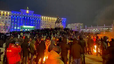 The 2022 Kazakhstan protests. Credit: Wikimedia Commons.
