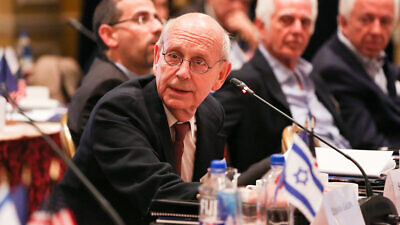 U.S. Supreme Court Justice Stephen Breyer poses a question during a panel discussion at the 2016 Saban Forum. Credit: Ralph Alswang/Flickr.