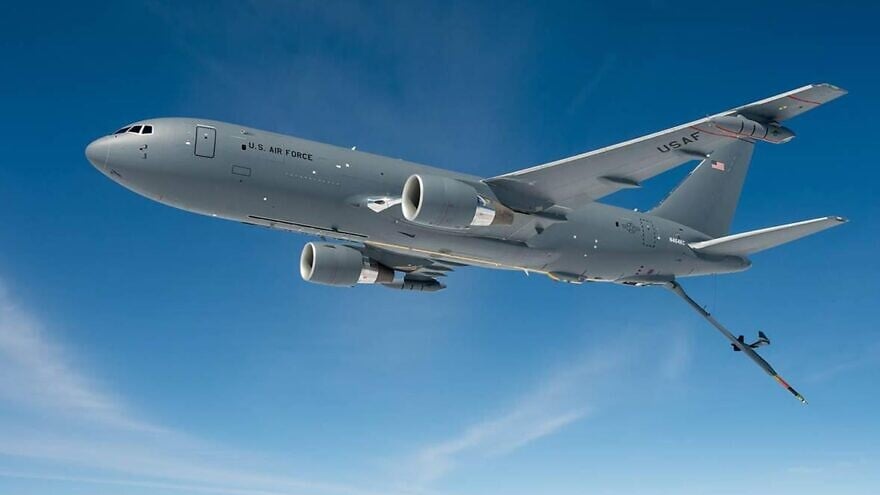 Illustration d'un Boeing KC-46 ravitailleur. Crédit : Boeing.