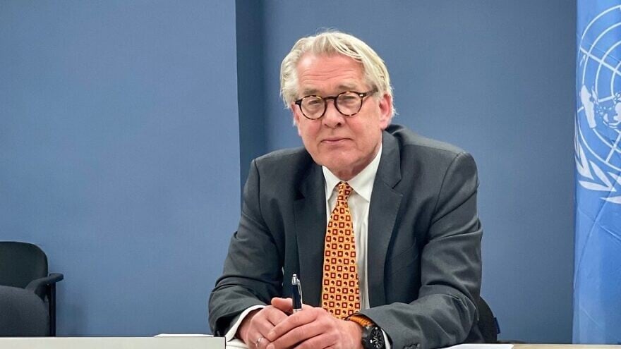 U.N. Special Coordinator for the Middle East Peace Process Tor Wennesland, Jan. 26, 2021. Photo by Daniela Penkova/UNSCO.