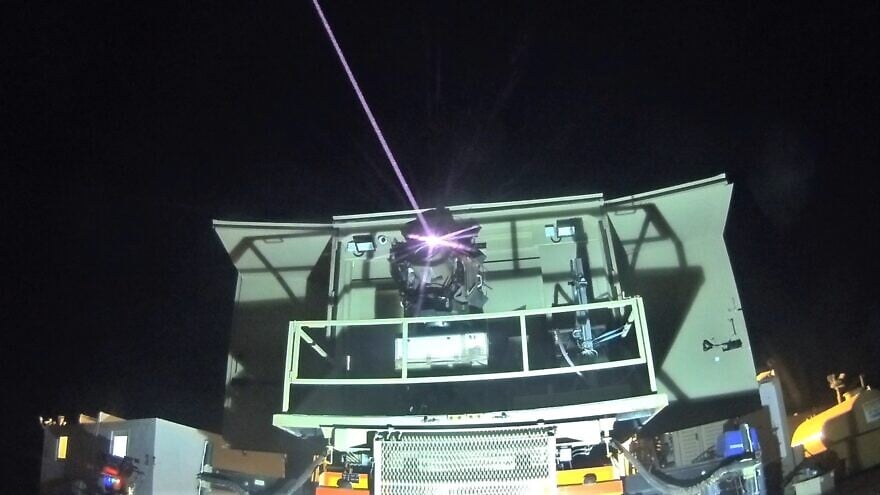 Israel concludes its first successful trial of ground-based laser interception system 4 on April 14, 2022. Credit: Courtesy of Rafael Advanced Defense Systems.