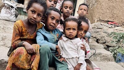 Ethiopian children in Gondar. Photo by Eliana Rudee.