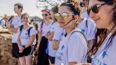 Jewish participants on a Birthright Israel trip. Credit: Birthright Israel Foundation.
