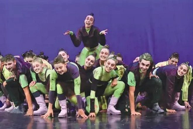 The Chopskicks from the Nirit Dance Studio in Modi’in took home the gold medal in the hip-hop commercial mega crew category of the 2022 Dance World Cup (DWC) finals in San Sebastian, Spain, July 2022. Credit: Courtesy of 2022 Dance World Cup.