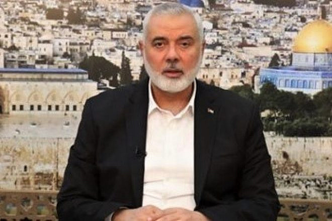 Hamas political bureau head Ismail Haniyeh, June 19, 2022. Source: Hamas.ps/ar.