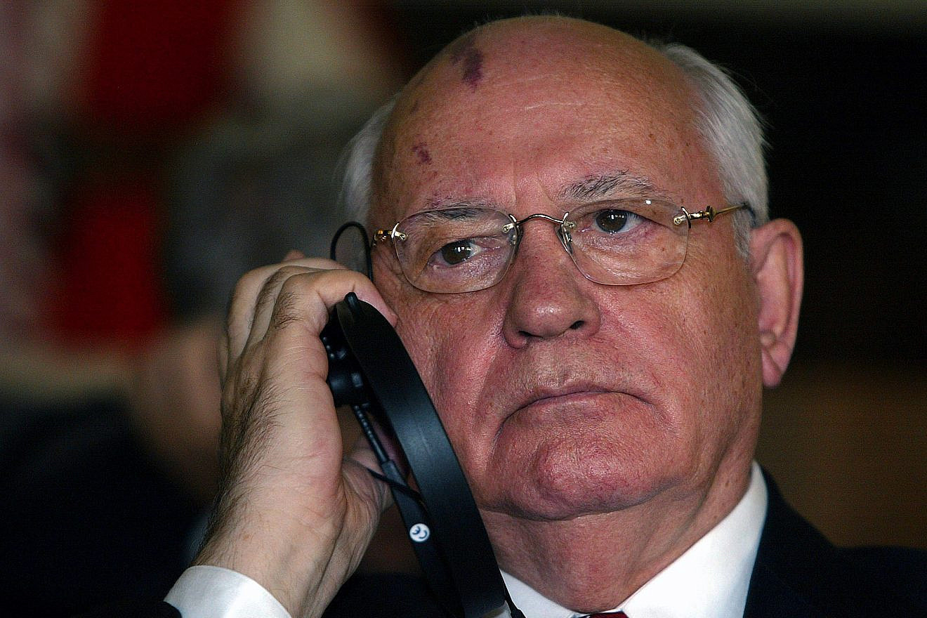 Former leader of the Soviet Union Mikhail Gorbachev at a conference in Florence, Italy, in 2004. Credit: Giacomo Morini/Shutterstock.