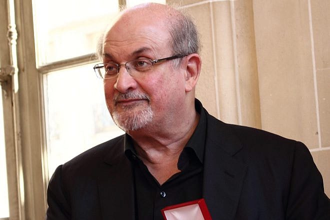 Salman Rushdie at Le Livre sur la Place in 2018. Credit: ActuaLitté via Wikimedia Commons.