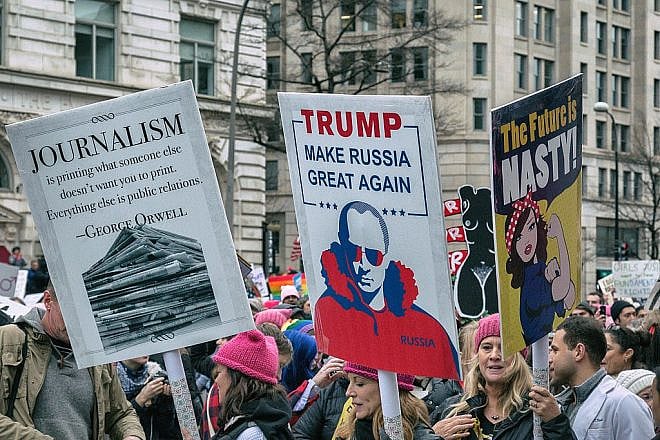 The Women's March in Washington, D.C., Jan. 21, 2017. Credit: Wikimedia Commons/Mobilus In Mobili.