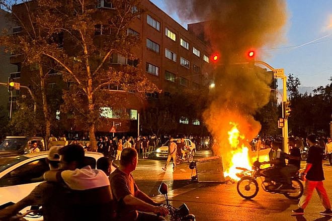 Iranians demand freedom, Oct. 10, 2022. Source: Twitter.
