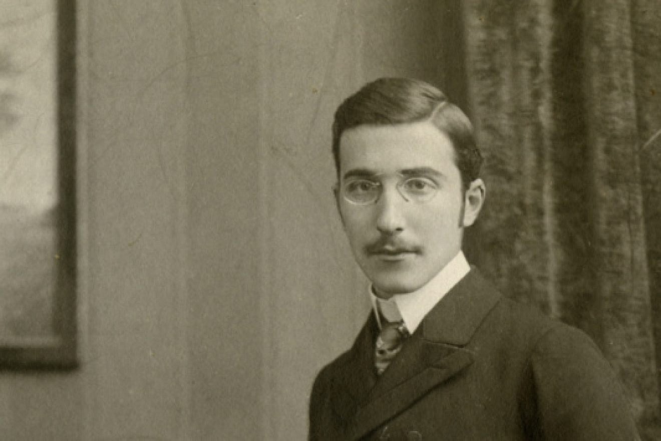 Austrian-Jewish writer Stefan Zweig in 1900. Photo: public domain/Wikimedia