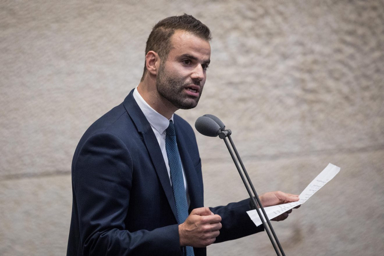 MK Yorai Lahav-Hertzanu at the Knesset in Jerusalem, May 14, 2019. Hadas Parush/Flash90.