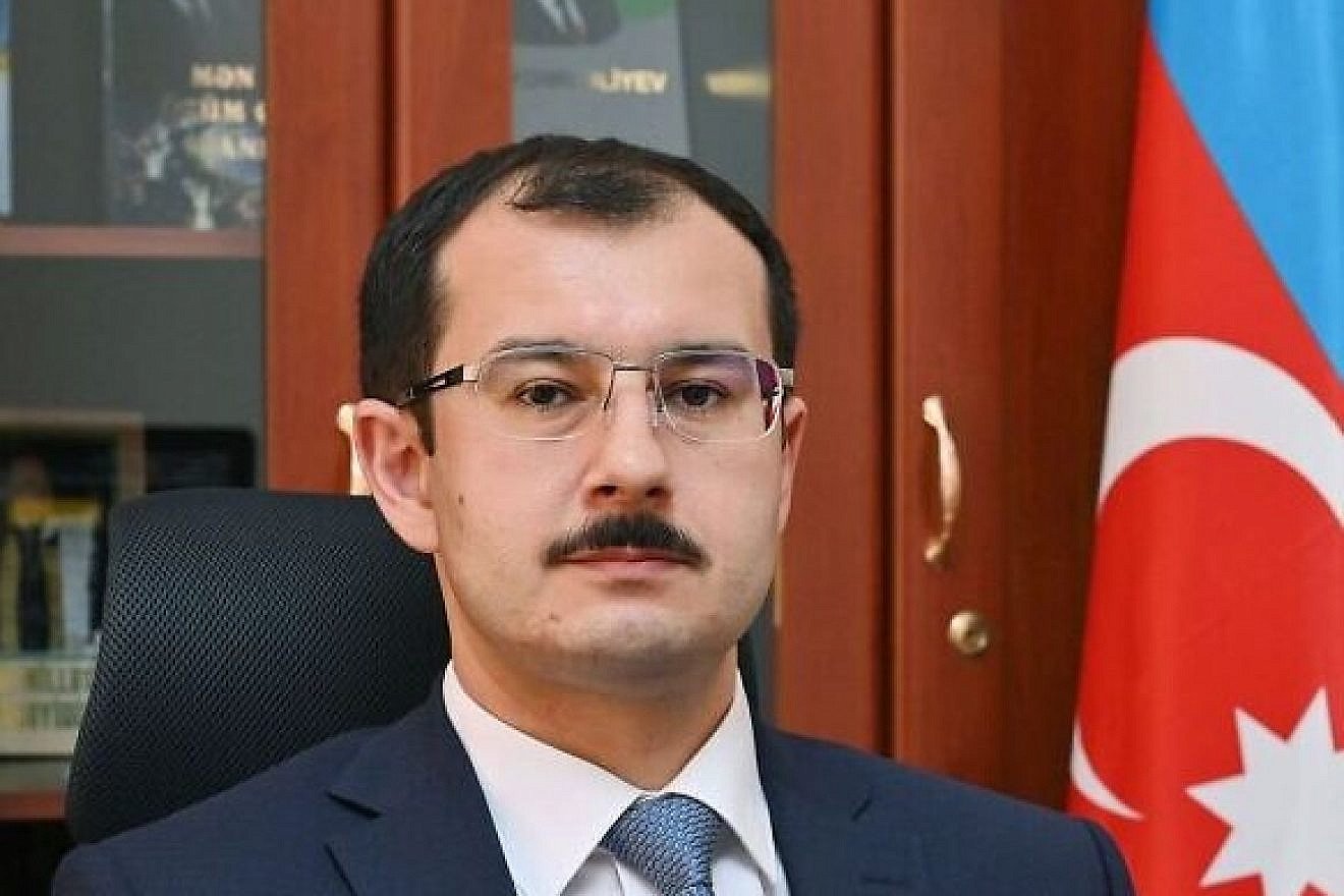 Azerbaijani Ambassador to Israel Mukhtar Mammadov. Credit: Haqqin.az.