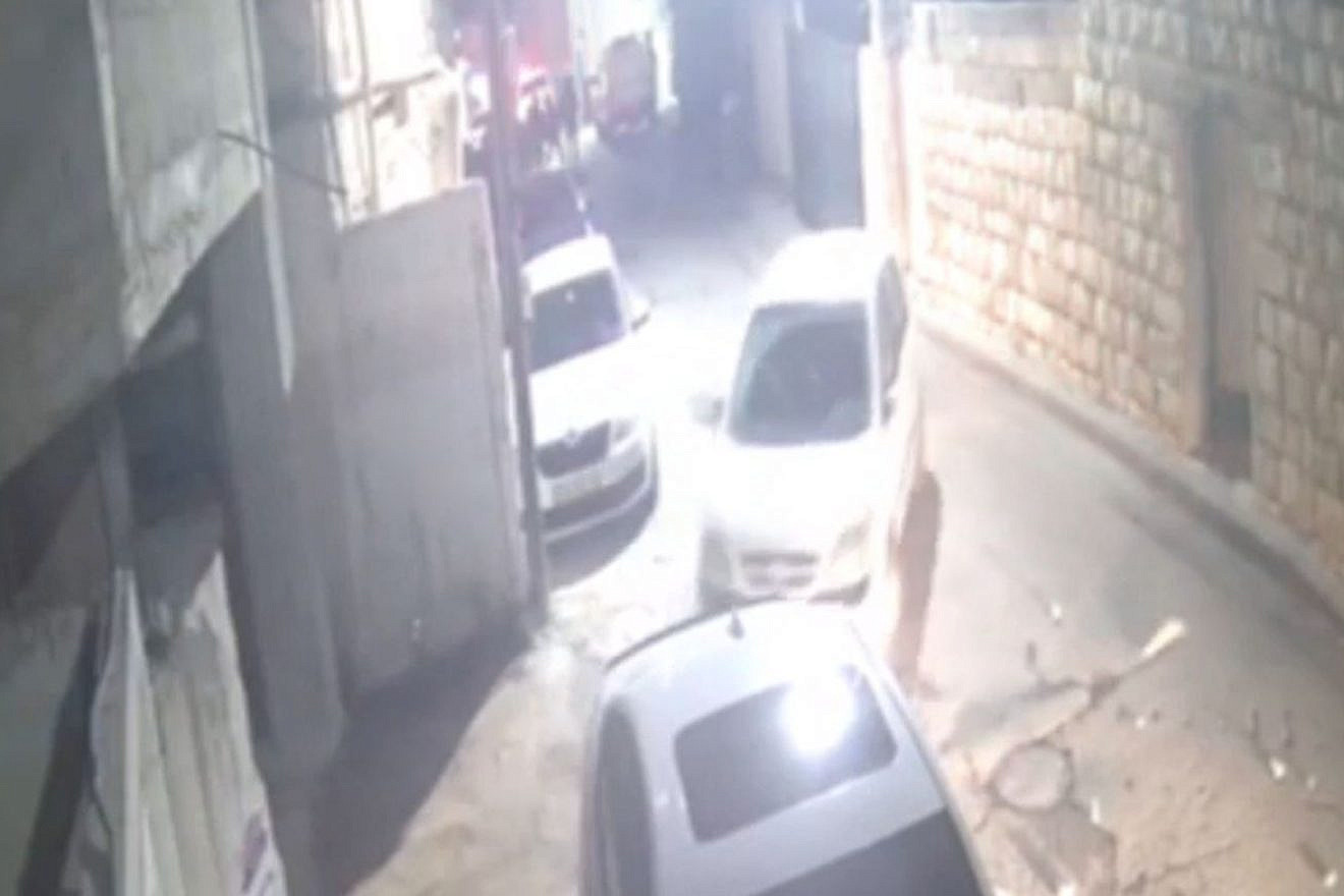 Video footage documents the ramming attack in Kafr Qassem, Dec. 23, 2022. Source: Twitter.