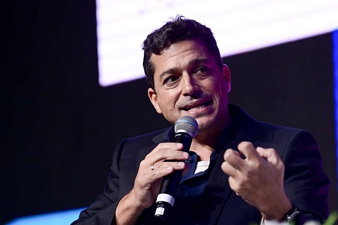 Likud Knesset member Amichai Chikli, now minister of Diaspora affairs, speaks at the Federation of Local Authorities conference in Tel Aviv, Dec. 7, 2022. Photo by Tomer Neuberg/Flash90.