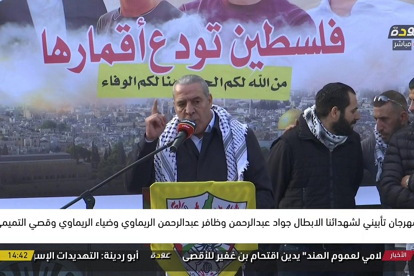 PLO Executive Committee Secretary-General Hussein Al-Sheikh said at a January 7, 2023 ceremony marking Palestinian Martyr's Day that the Palestinian "martyrs" and prisoners and their families are the Palestinian people's "most precious jewel."