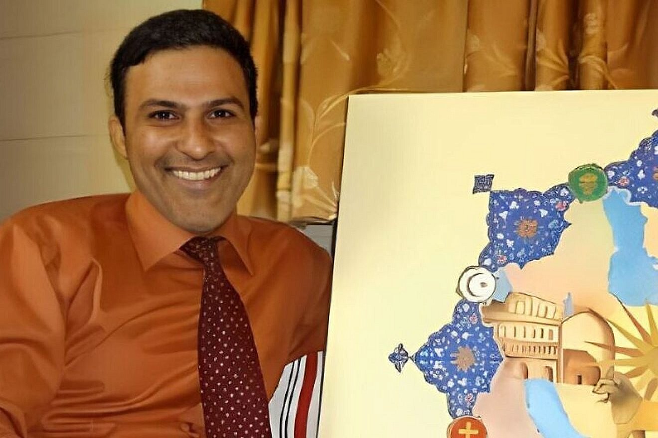Mahdi Bahman, a writer and illustrator, was sentenced to death by Iran. Source: Twitter.