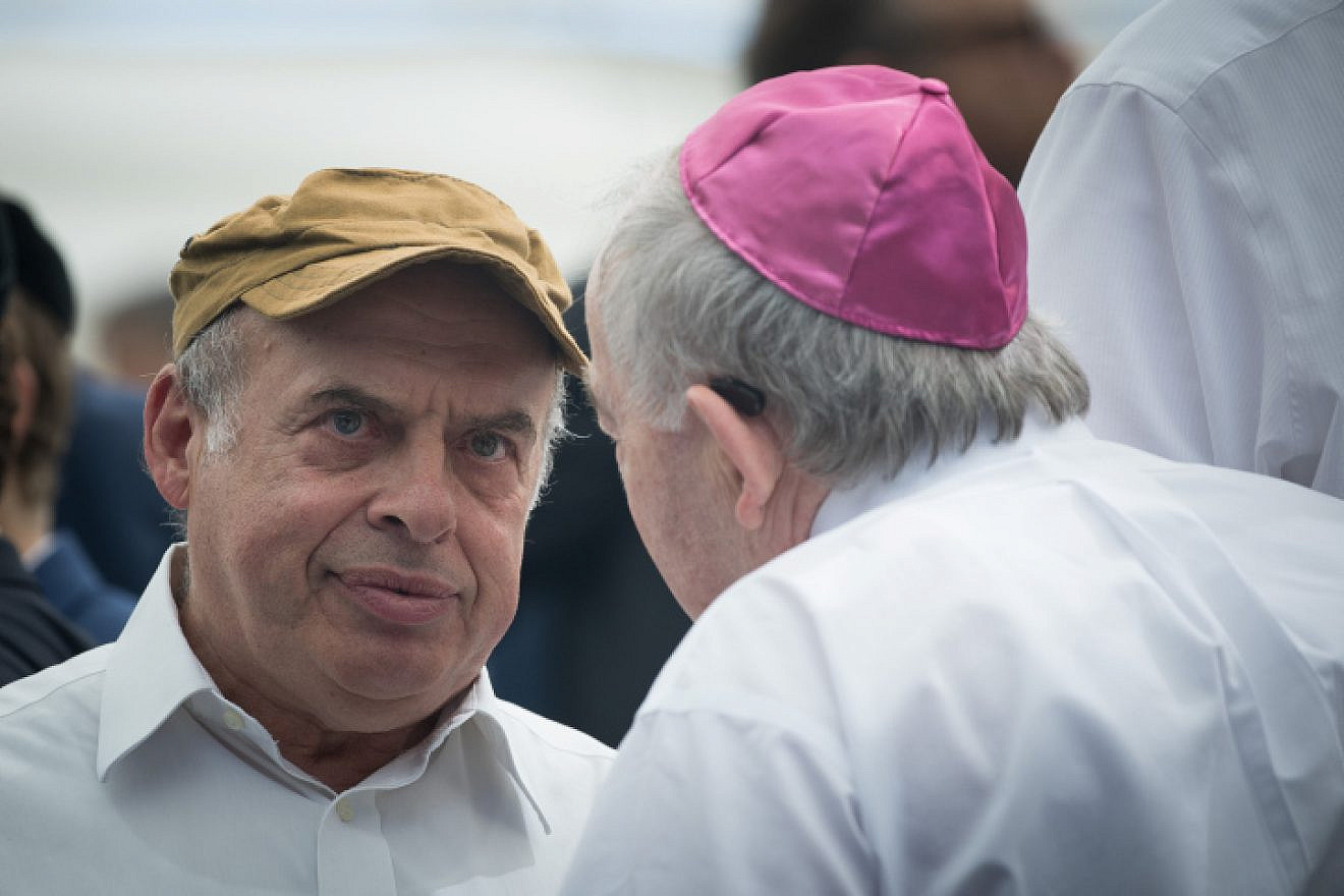 Then-Jewish Agency chairman Natan Sharansky at the opening ceremony of the U.S. embassy in Jerusalem, May 14, 2018. Photo by Yonatan Sindel/Flash90.