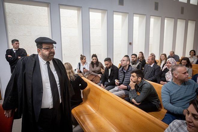 A hearing at the Supreme Court in Jerusalem on a number of petitions related to the Citizenship Law, Dec. 1, 2022. Photo by Yonatan Sindel/Flash90.