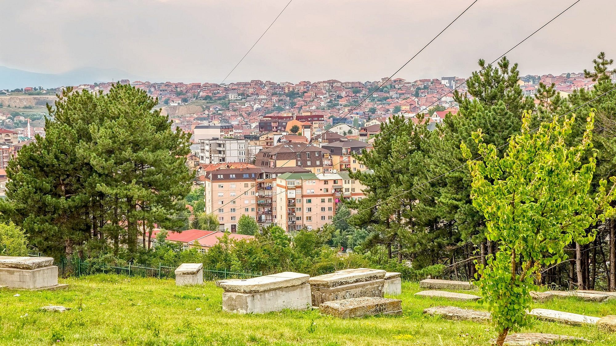 The old Jewish cemetery overlooking Pristina, Kosovo. Credit: OPIS Zagreb/Shutterstock.