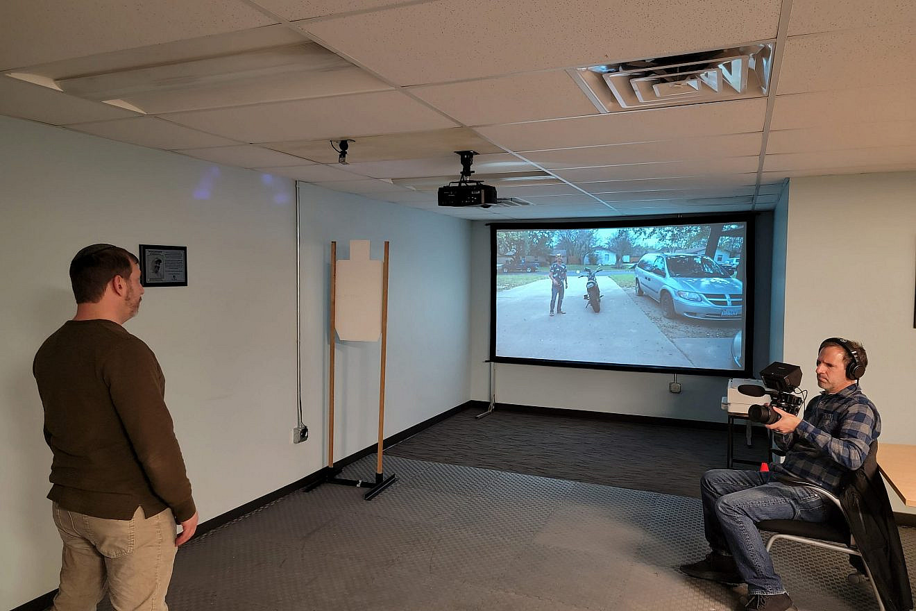 Security training prior to a nationwide “Day of Hate” threatened by antisemitic groups in the United States on Feb. 25, 2023. Credit: MAGEN Chicago.