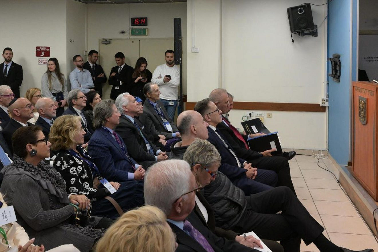 Israeli Prime Minister Benjamin Netanyahu meets with members of AIPAC's board of directors in Jerusalem, March 15, 2023. Credit: Amos-Ben-Gershom/GPO.