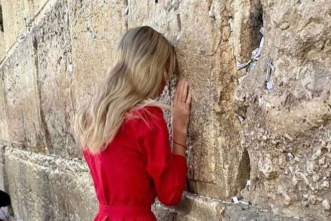 Ivanka Trump at the Western Wall, March 18, 2023. Credit: Instagram