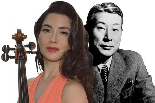 World-renowned cellist Kristina Reiko Cooper helped create a large-scale symphonic work honoring the heroism of Japanese diplomat Chiune Sugihara, who helped thousands of Jews escape World War II and the Holocaust. Credit: Courtesy.