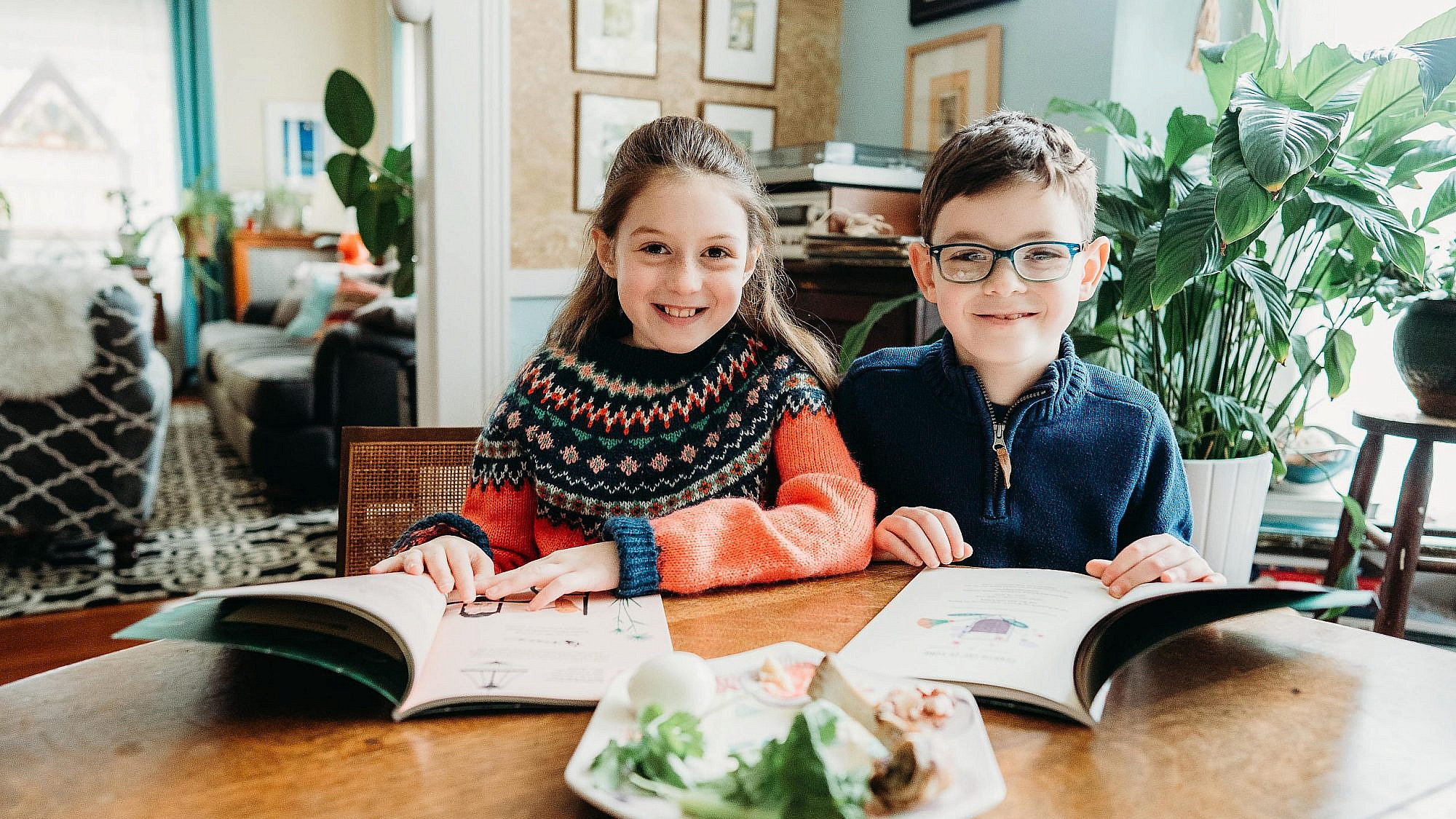 Children participate in a Passover-themed PJ Library program. Credit: PJ Library.