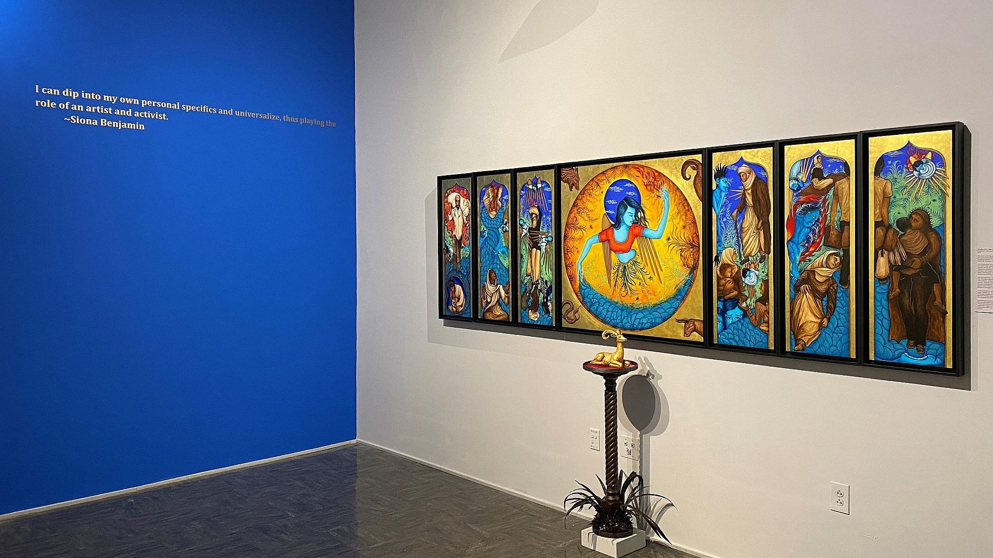 Art by Siona Benjamin. Courtesy: Cleveland State University.
