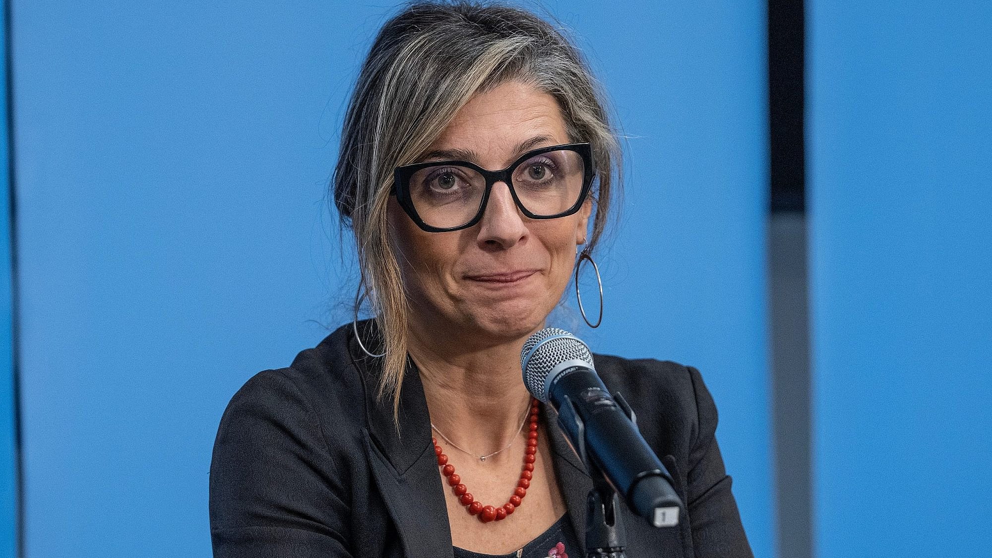 Press briefing by Francesca Albanese, special rapporteur on the situation of human rights in the occupied Palestinian Territories at the United Nations in New York City, Oct. 27, 2022. Credit: Lev Radin/Shutterstock.