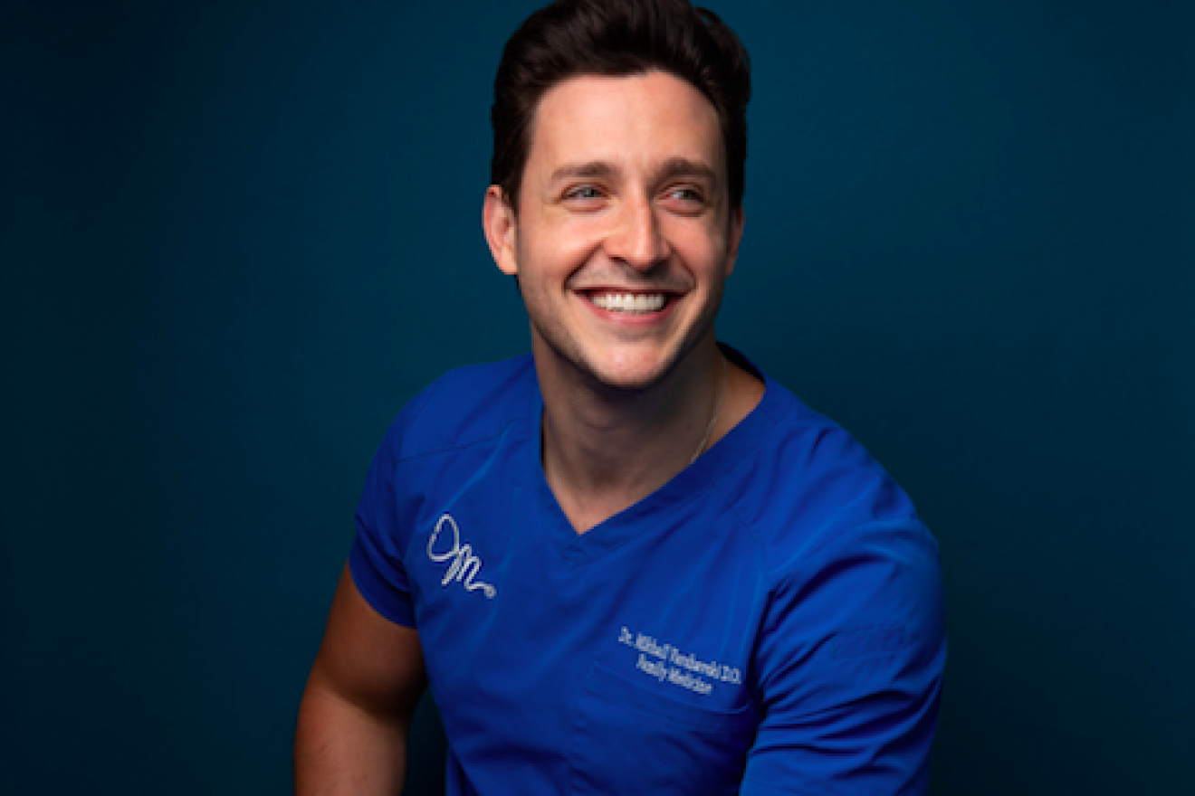 Dr. Mike Varshavski, the social media star known as “Dr. Mike,” will host Americans for Ben-Gurion University’s (A4BGU) “Celebrating the Remarkable 3: Pioneering Medical Science” virtual event on April 23. Credit: Courtesy of Dr. Mike Varshavski.