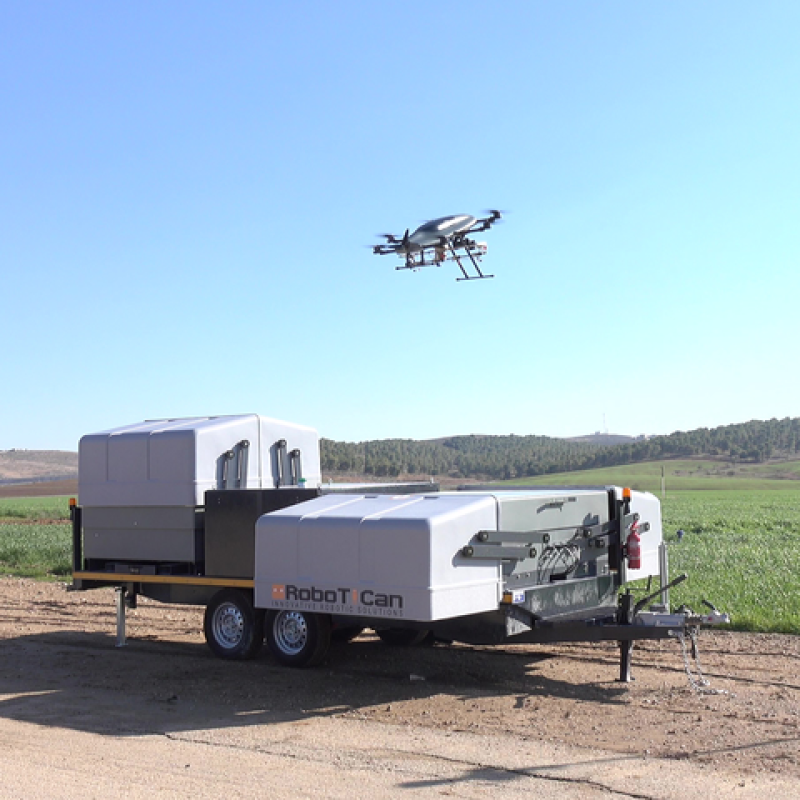 Robotican's "Goshawk" drone hunter can reach speeds of nearly 80 miles per hour, and does not require a human operator. Credit: Robotican.
