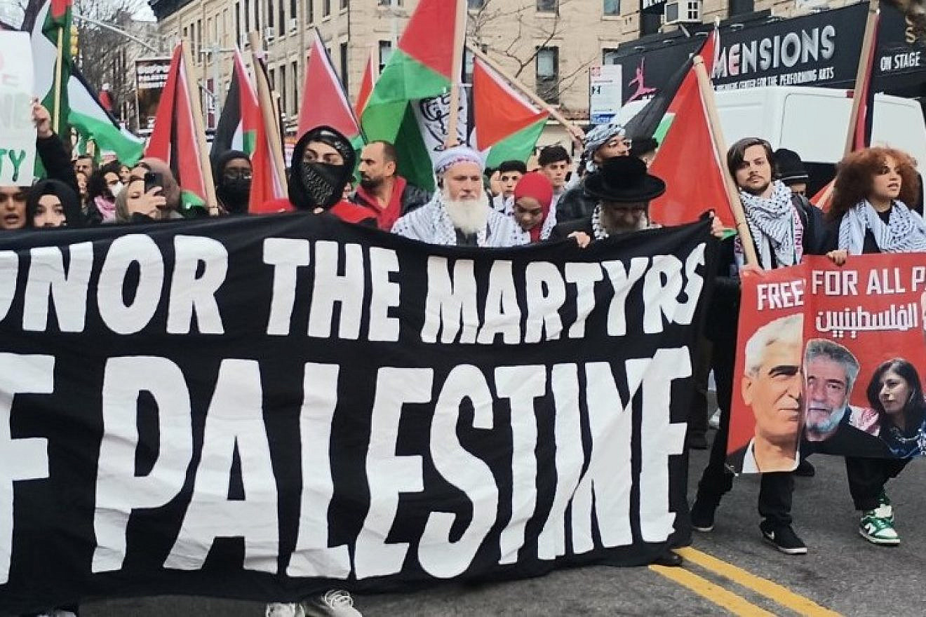 A Samidoun rally. Source: Twitter