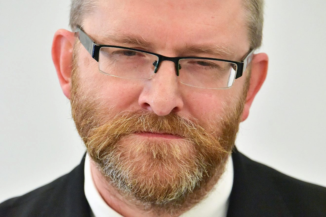 Polish Parliament member Grzegorz Braun in 2019. Credit: Adrian Grycuk via Wikimedia Commons.