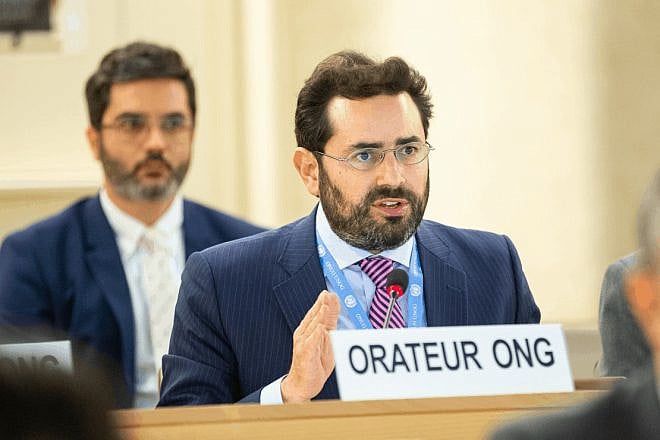 Hillel Neuer, executive director of UN Watch. Credit: Courtesy.