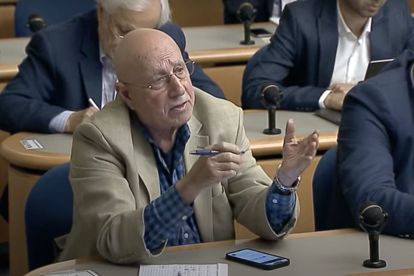 Palestinian journalist Said Arikat at a U.S. State Department press briefing on June 15, 2023. Source: YouTube screenshot.