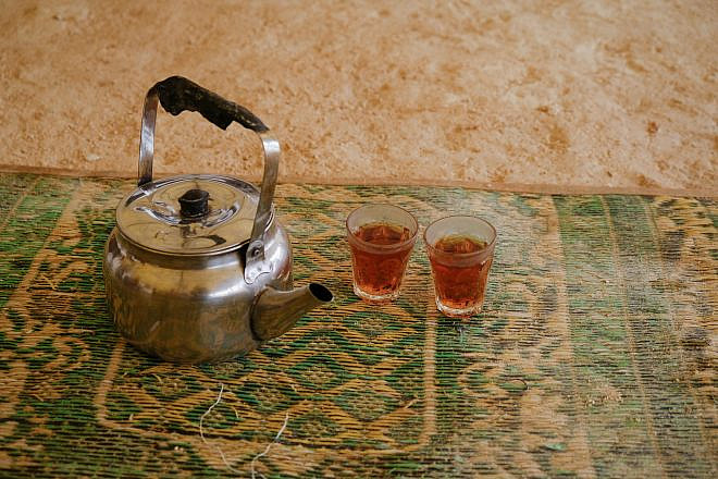 Bedouin tea in the Judean Desert. Photo by Sara Klatt/Flash90.