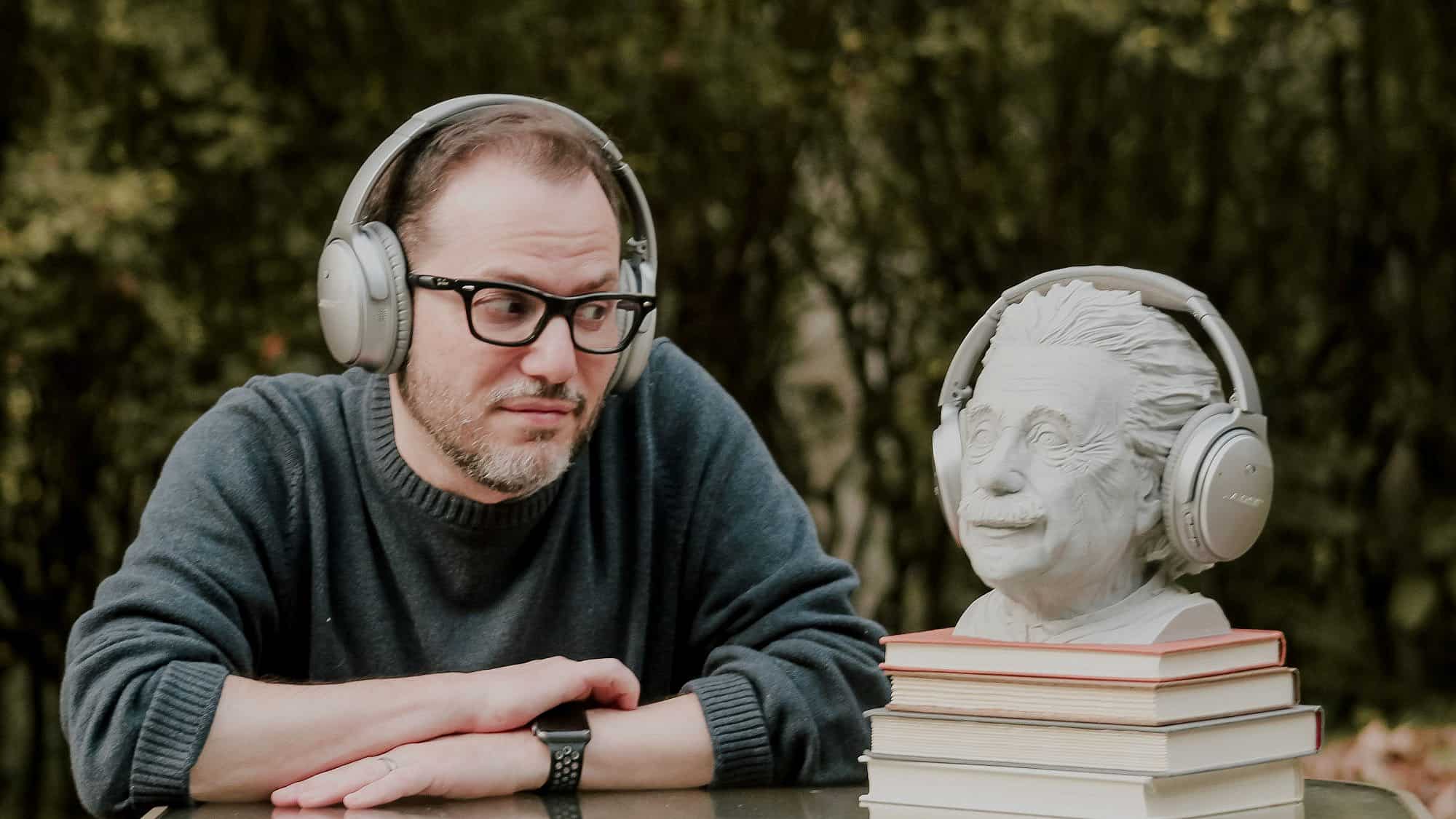 Benyamin Cohen, author of the 2023 book "The Einstein Effect: How the World’s Favorite Genius Got into Our Cars, Our Bathrooms and Our Minds." Photo by Shoshi Benstein.