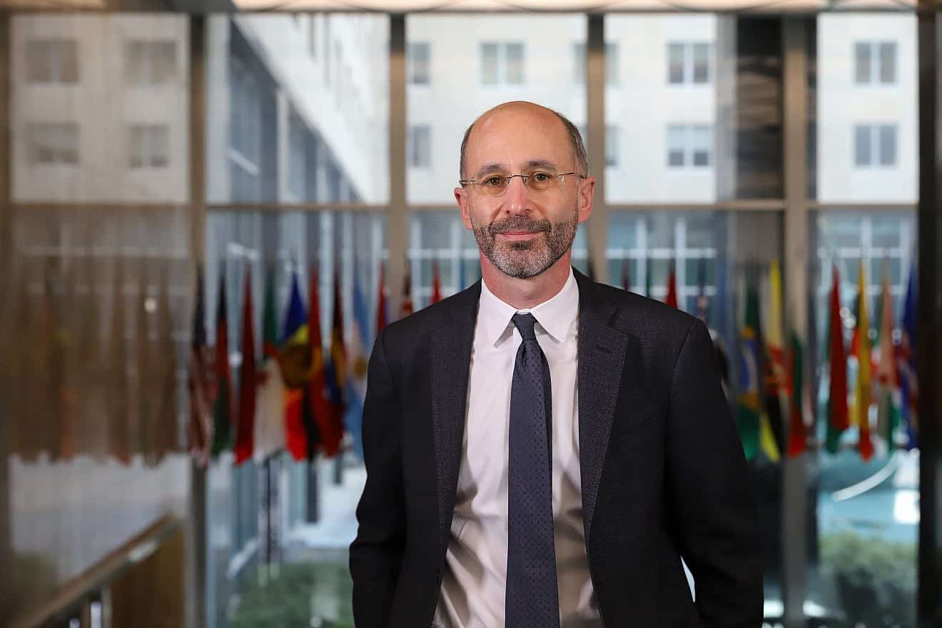 U.S. Special Envoy for Iran Robert Malley speaks to VOA Persian at the U.S. State Department in Washington, D.C., on March 7, 2021. Credit: VOA Persian via Wikimedia Commons.