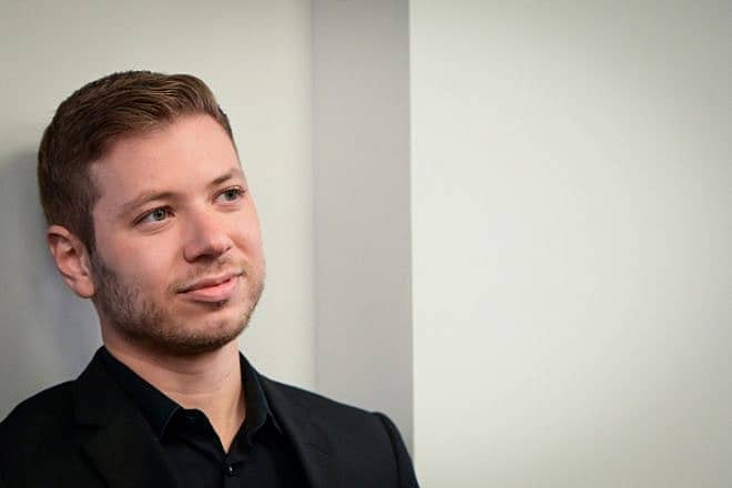 Yair Netanyahu, son of Israeli Prime Minister Benjamin Netanyahu, in Tel Aviv, Nov. 29, 2022. Photo by Avshalom Sassoni/Flash90.
